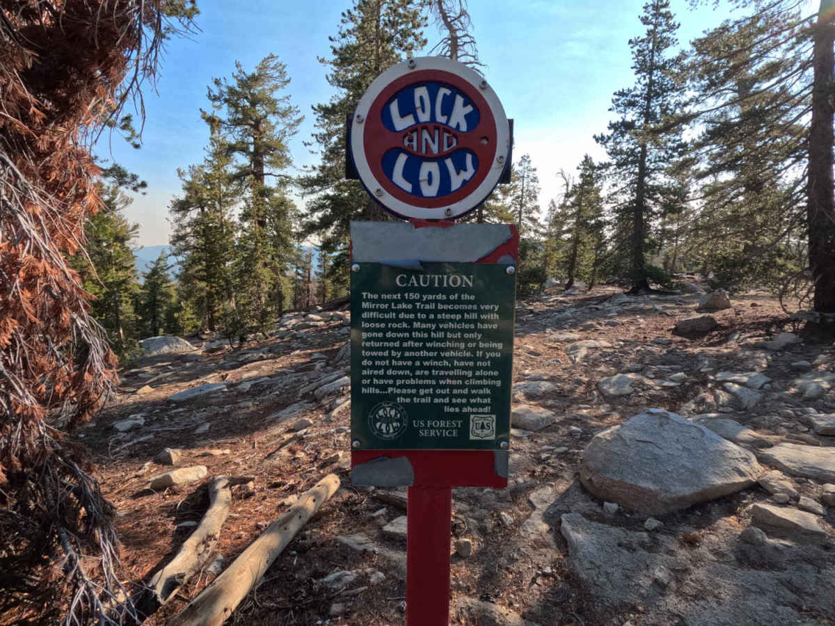 Mirror Lake - FS 22E216 trail photo