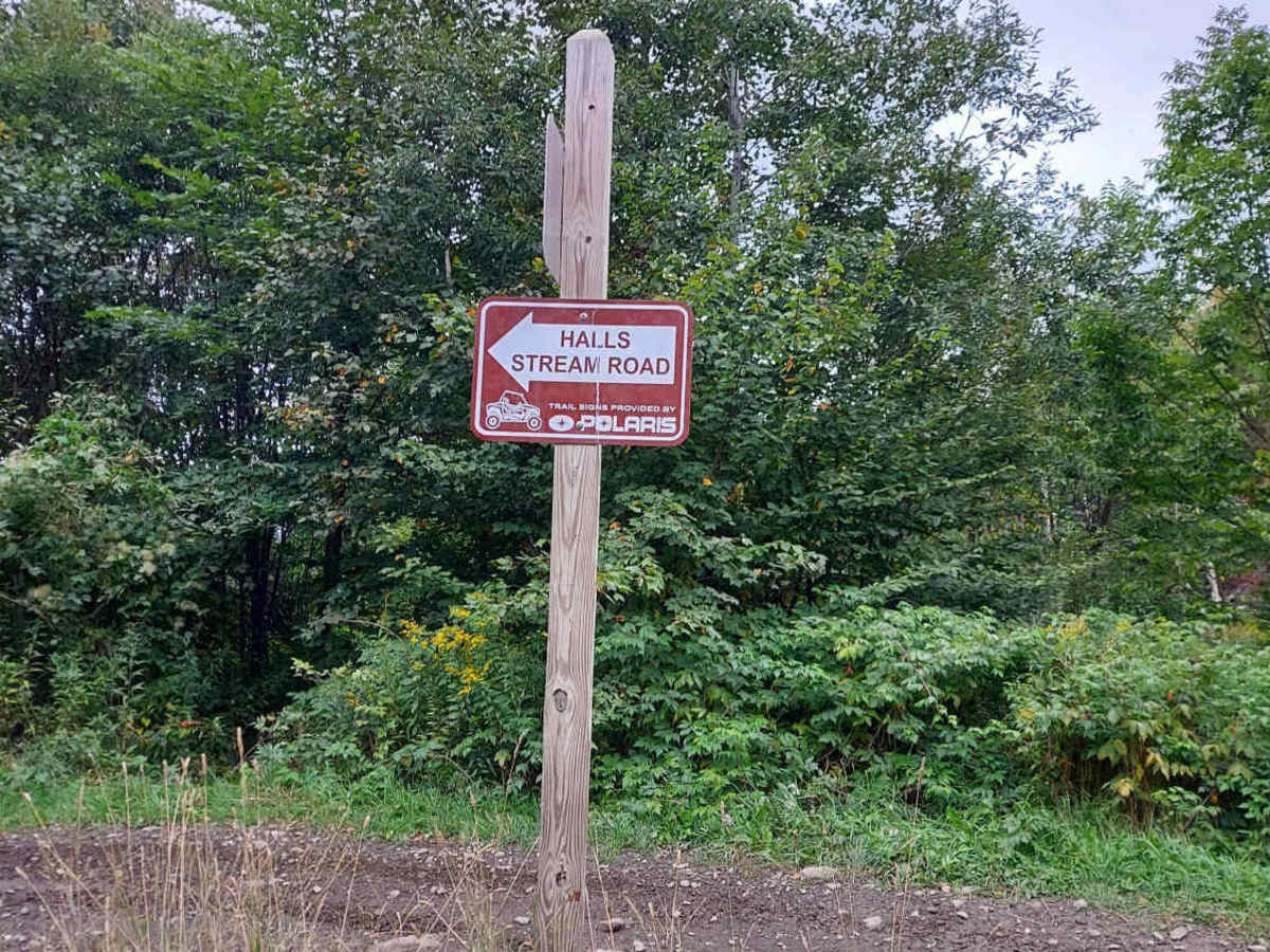Hall Stream Road trail photo