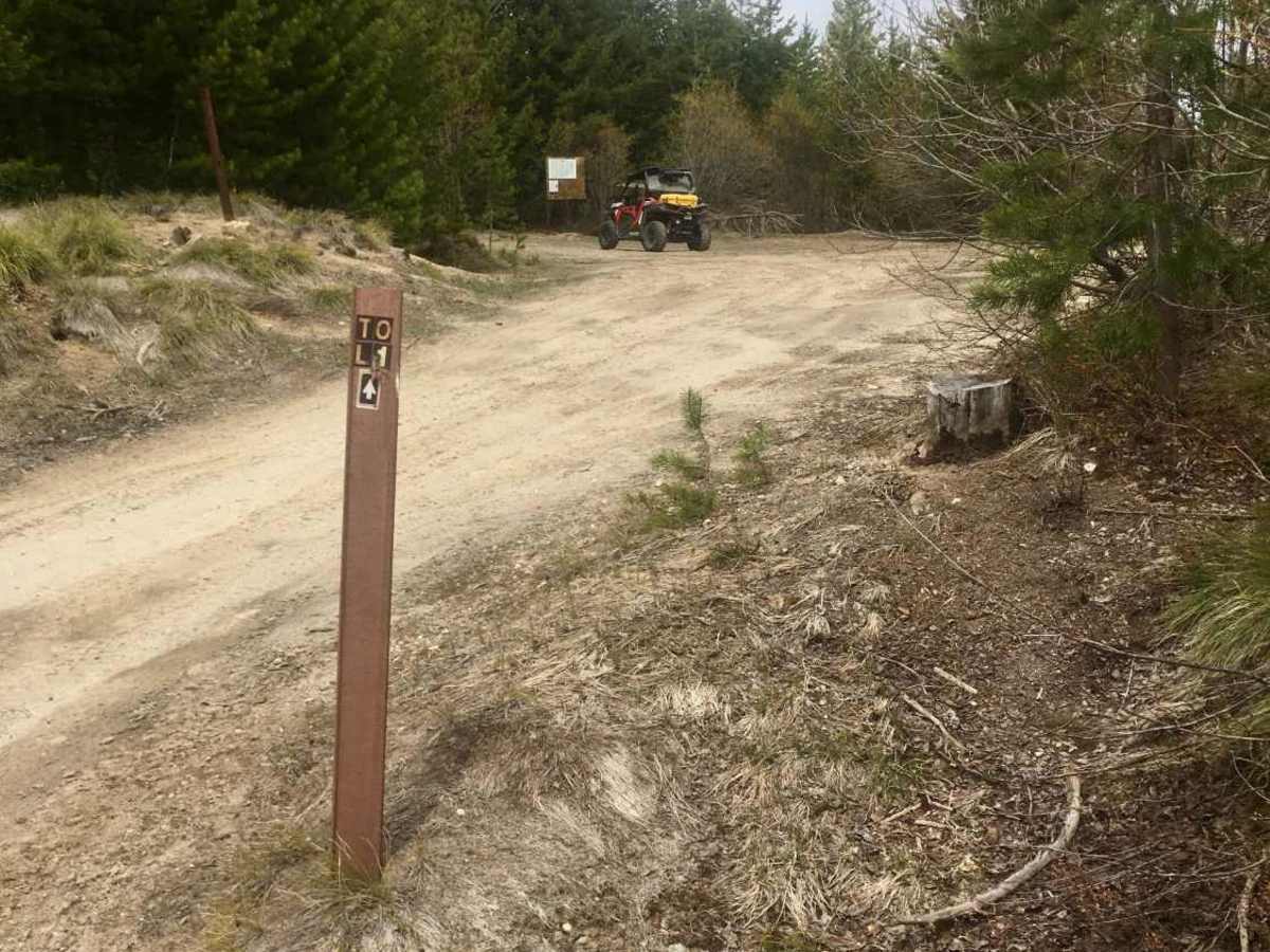 Sleeping Child ATV trail photo