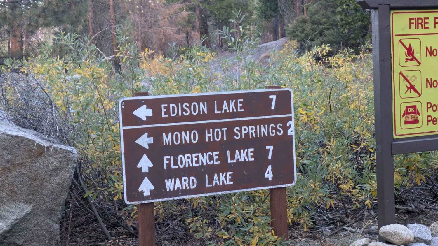 Edison Lake Road/Kaiser Pass North