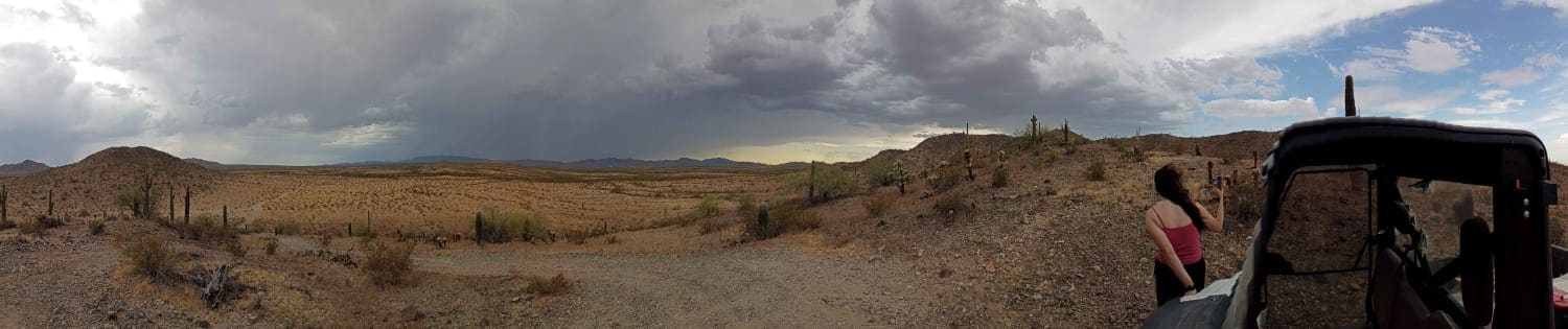 Desert Valley Mountain Overlook