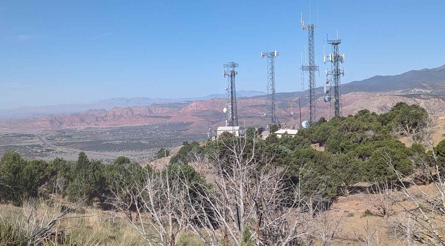 Toquerville Communication Towers Overlook