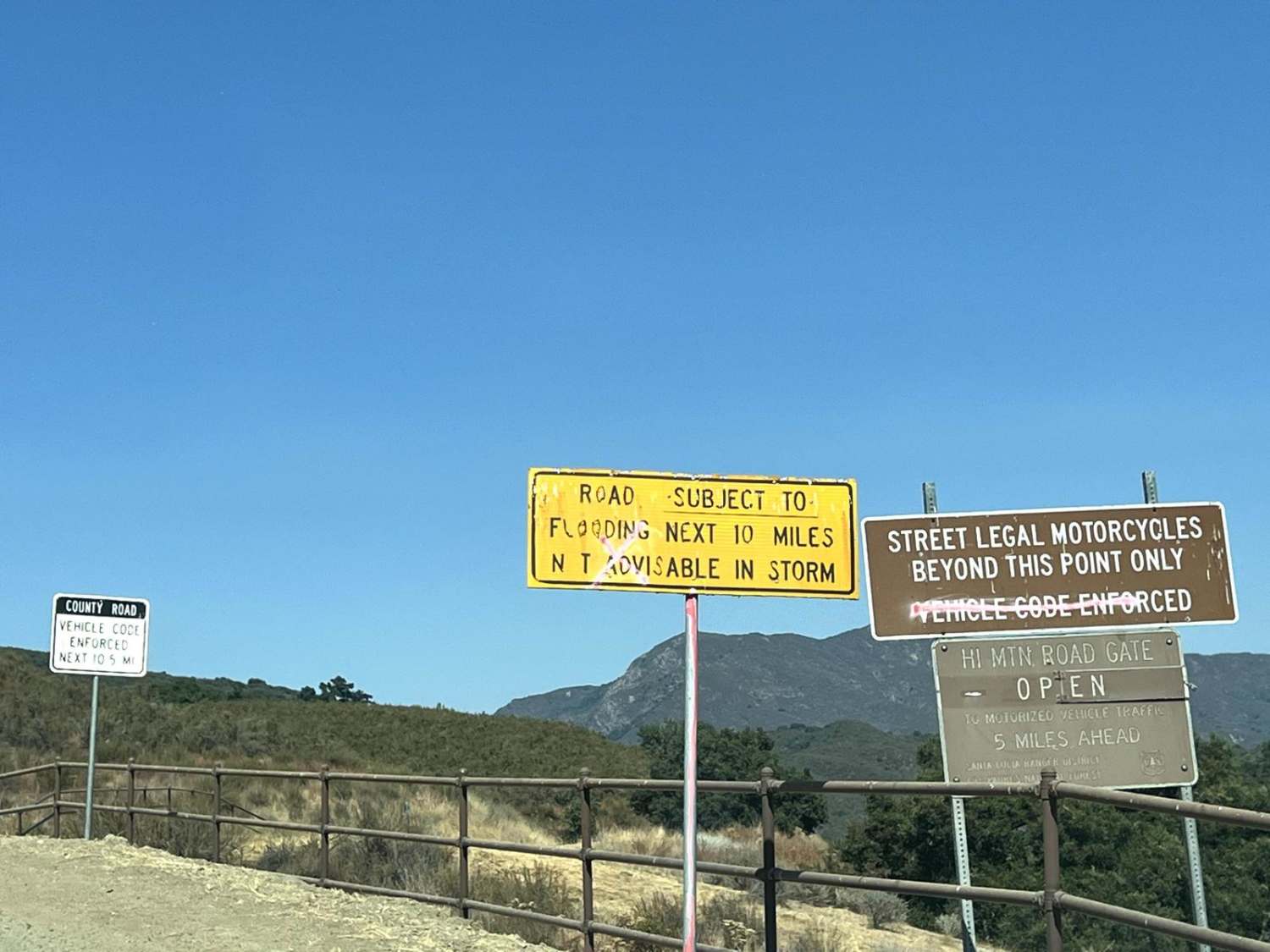 Hi Mountain Road