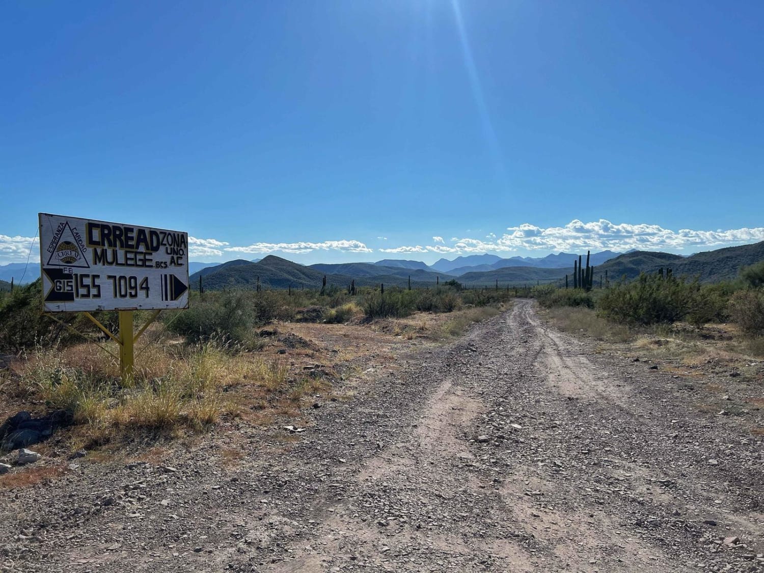 To Mulege Back Farms