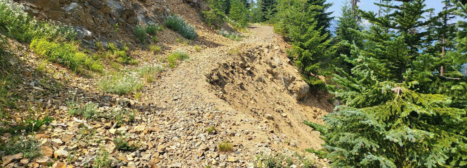 Hawkins Mountain Overlook (washout)