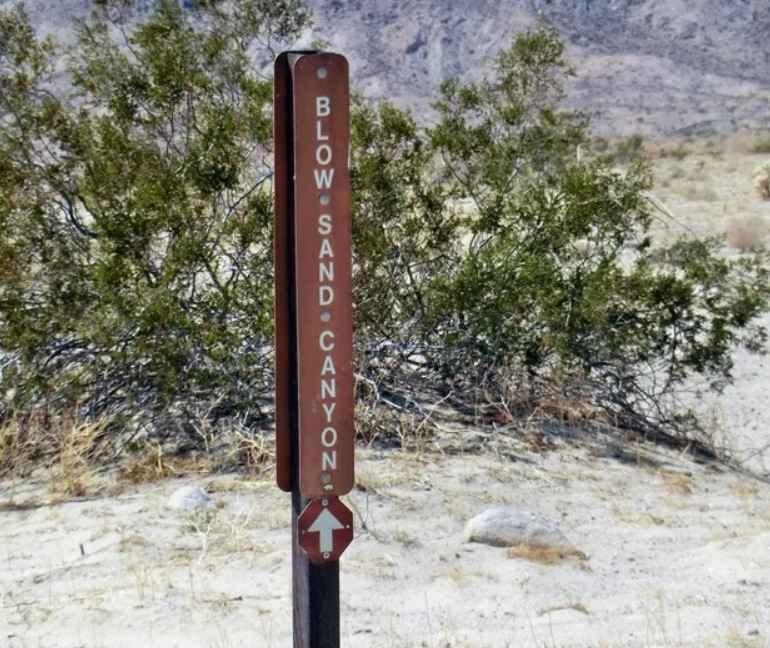 Blow Sand Canyon Road