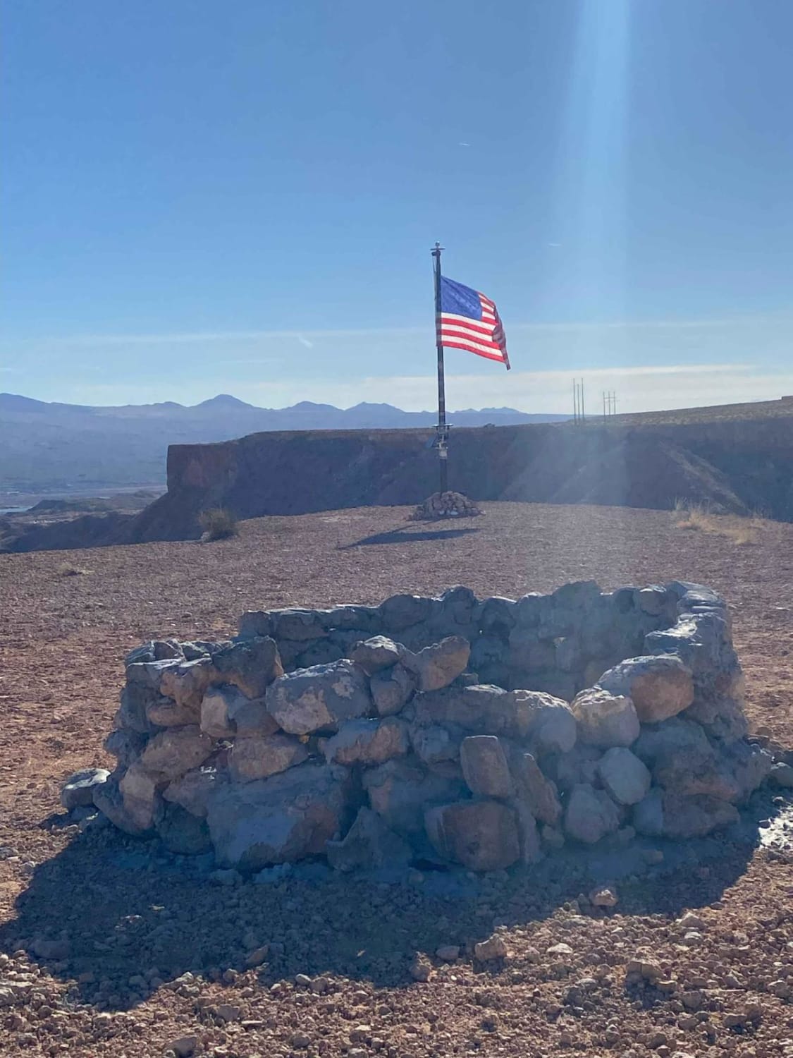 Mesquite American Flag Overlook
