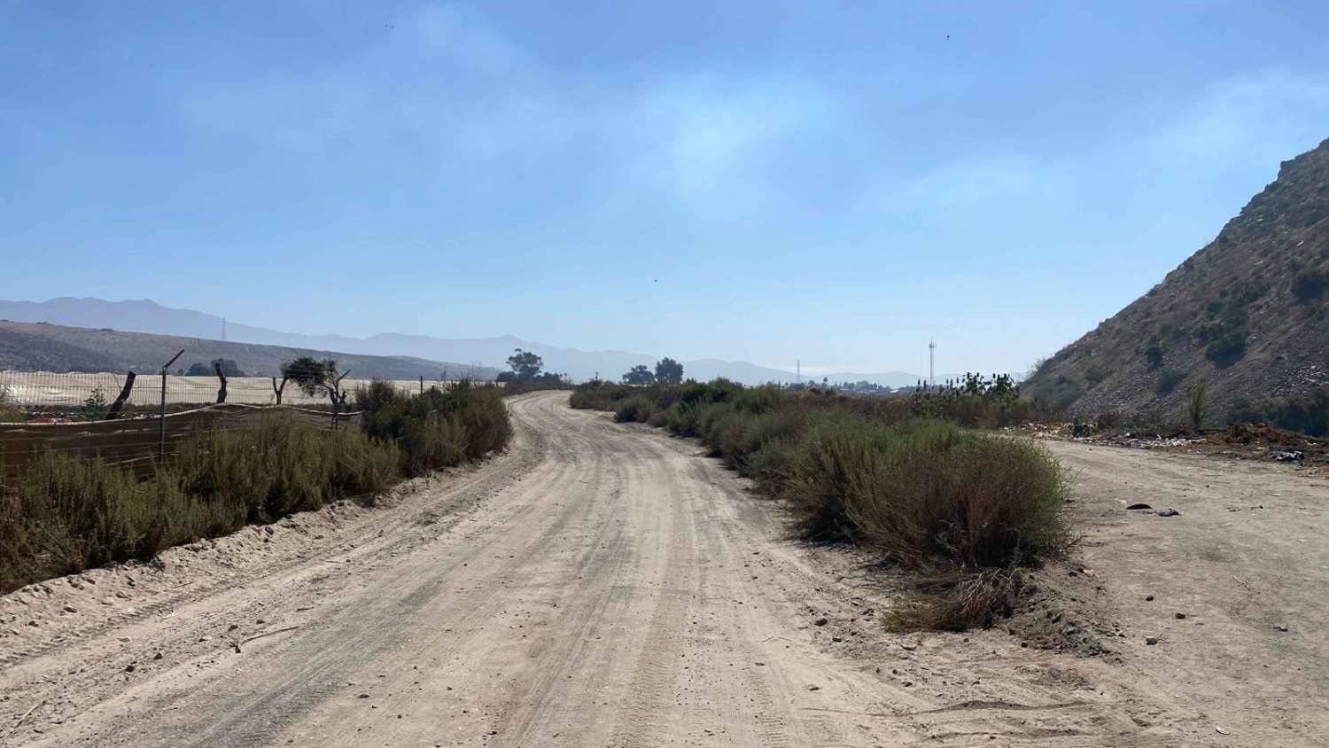 Road to San Carlos Hot Springs