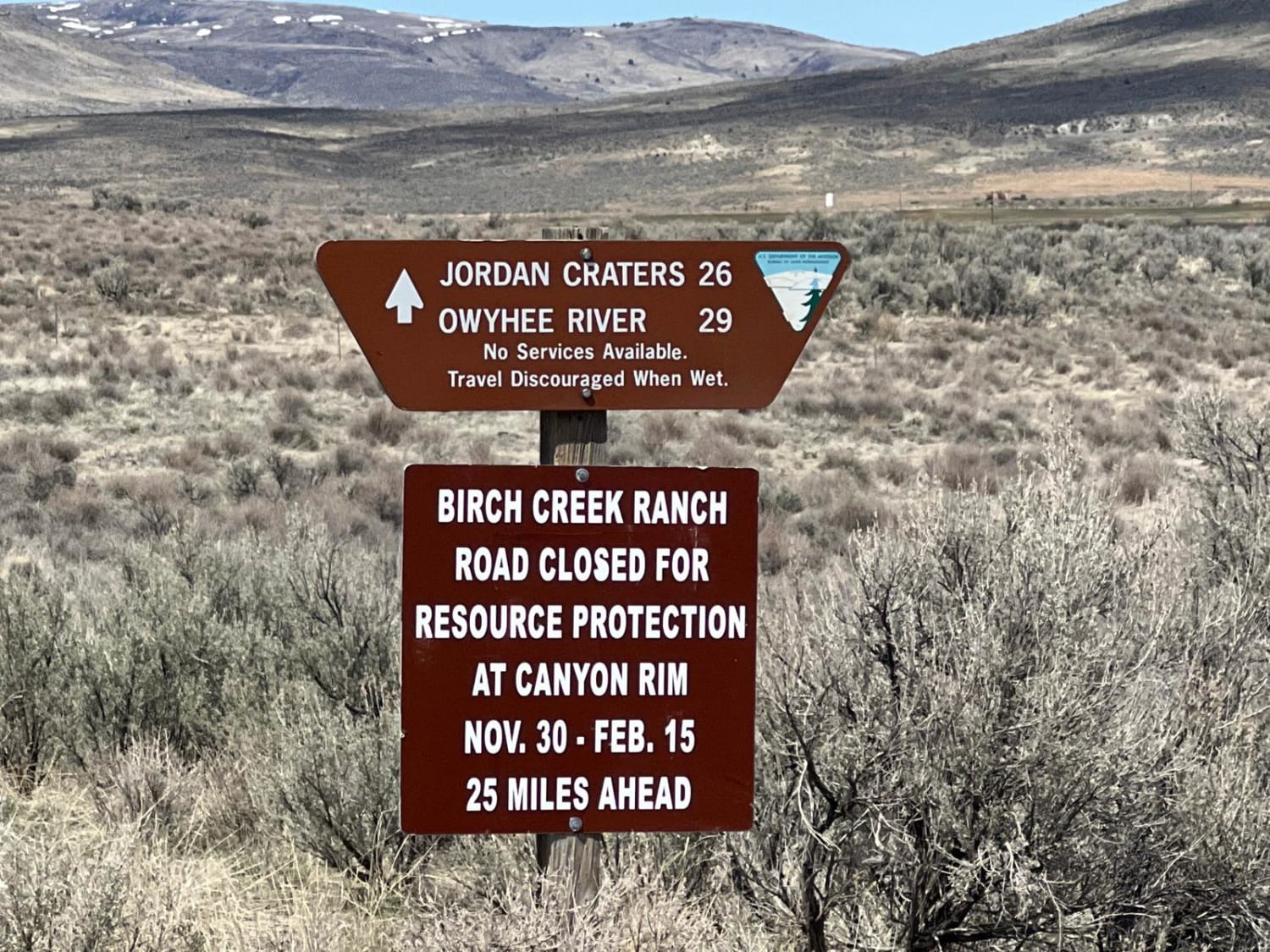 Jordan Craters and Owyhee River Trail