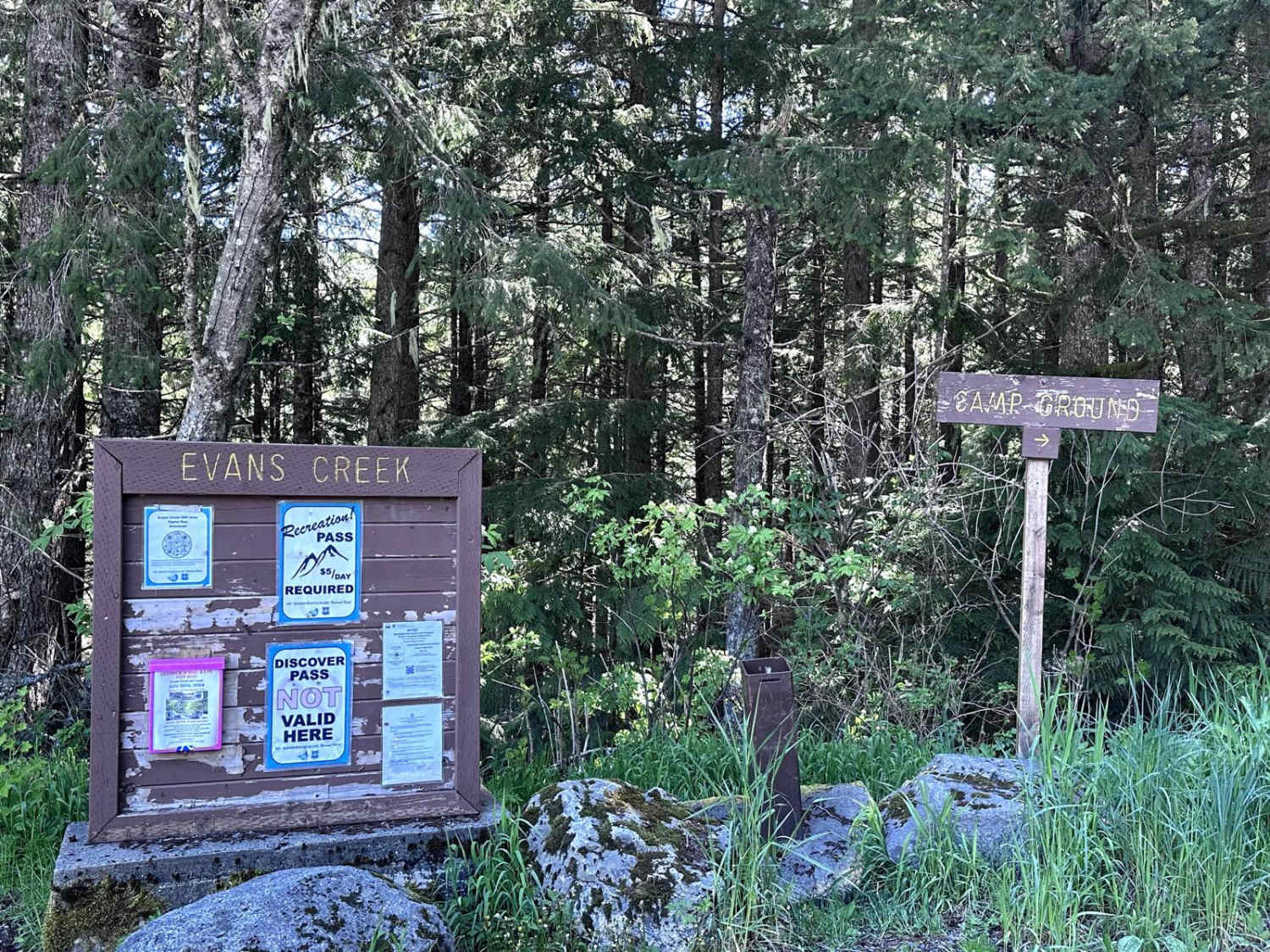 Evans Creek Campground/Trailhead