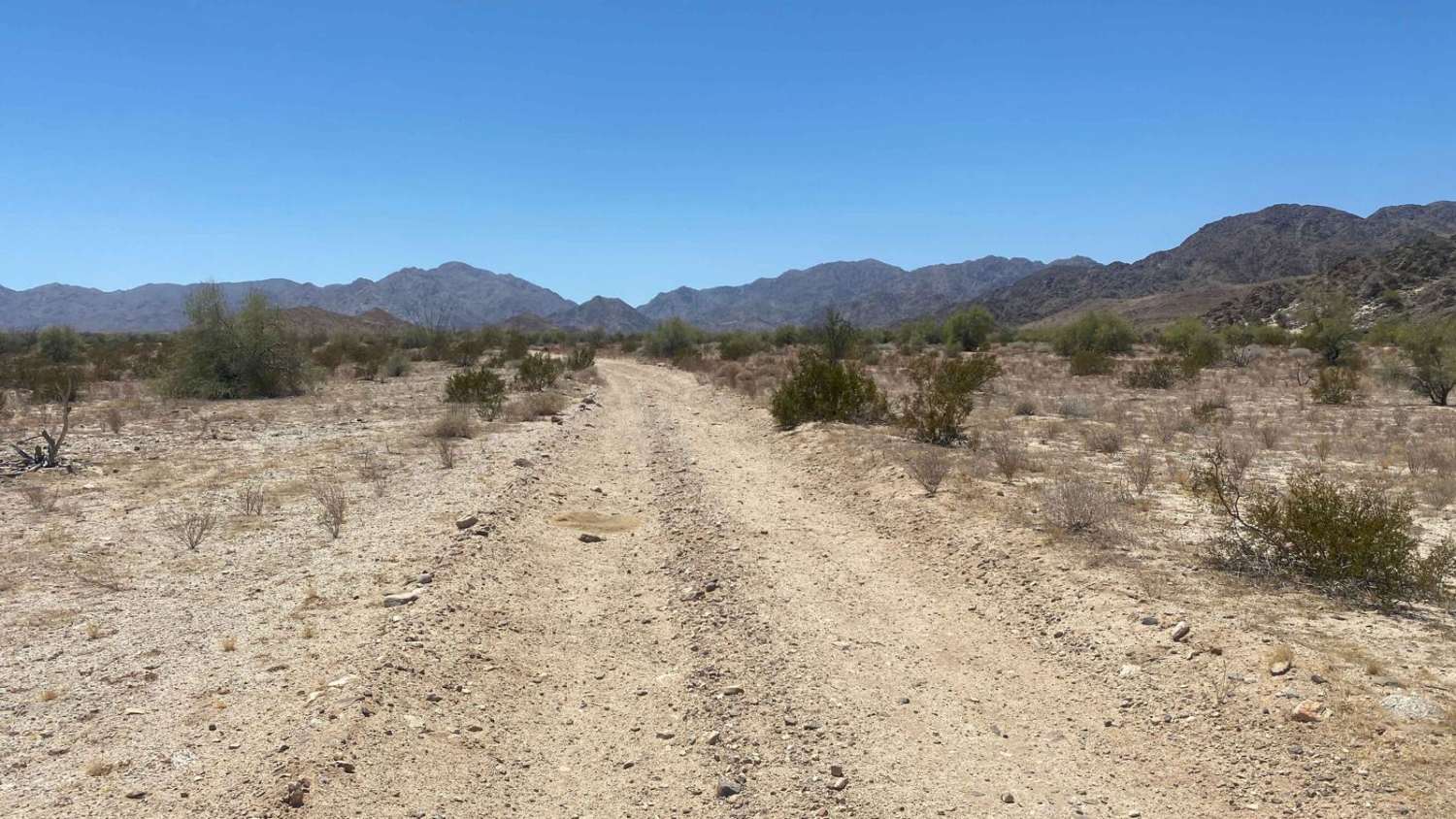 Base of the Los Cuevitas Range and Back