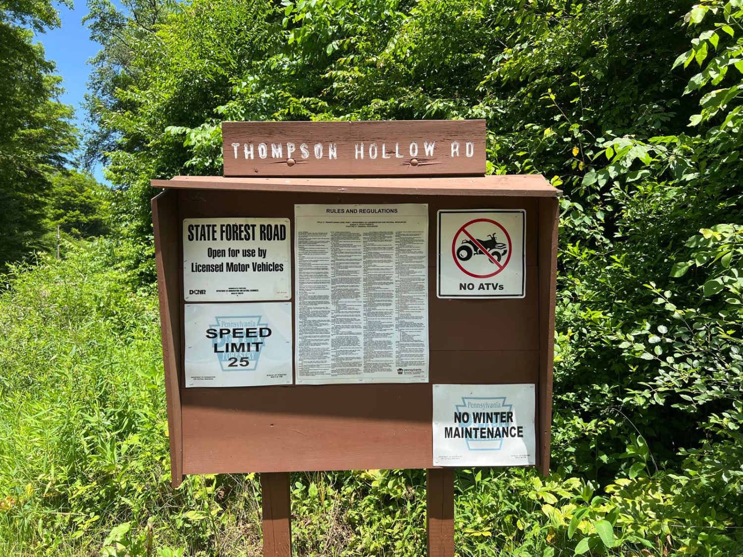 Thompson Hollow Road