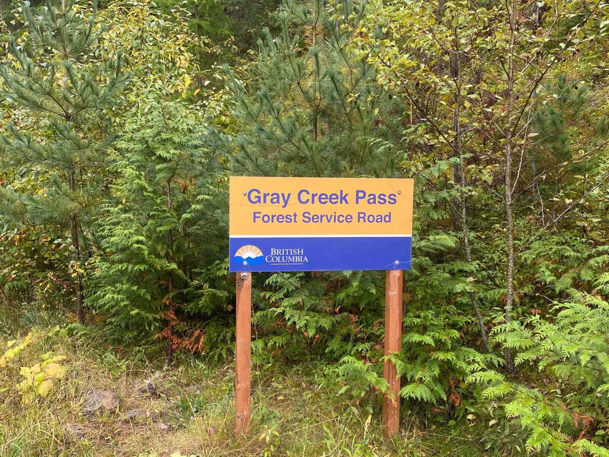Gray Creek Pass trail photo
