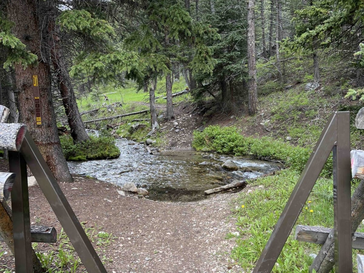 Middle Fork Little Timber Creek trail photo