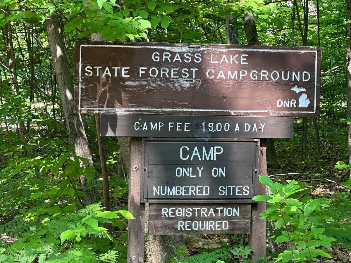 Grass Lake Dam Part 1 trail photo