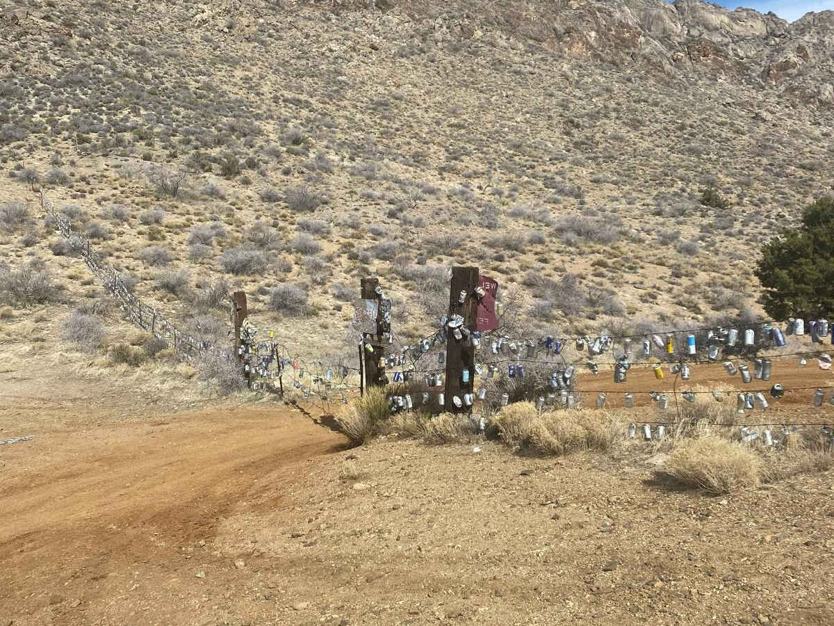 Beer Can Fence trail photo