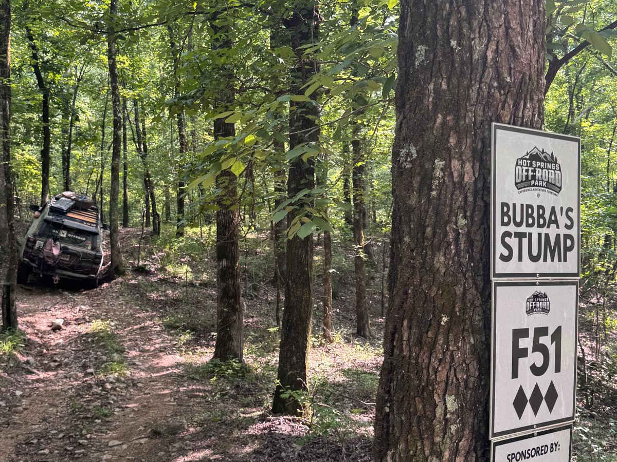 F51 Bubba's Stump trail photo