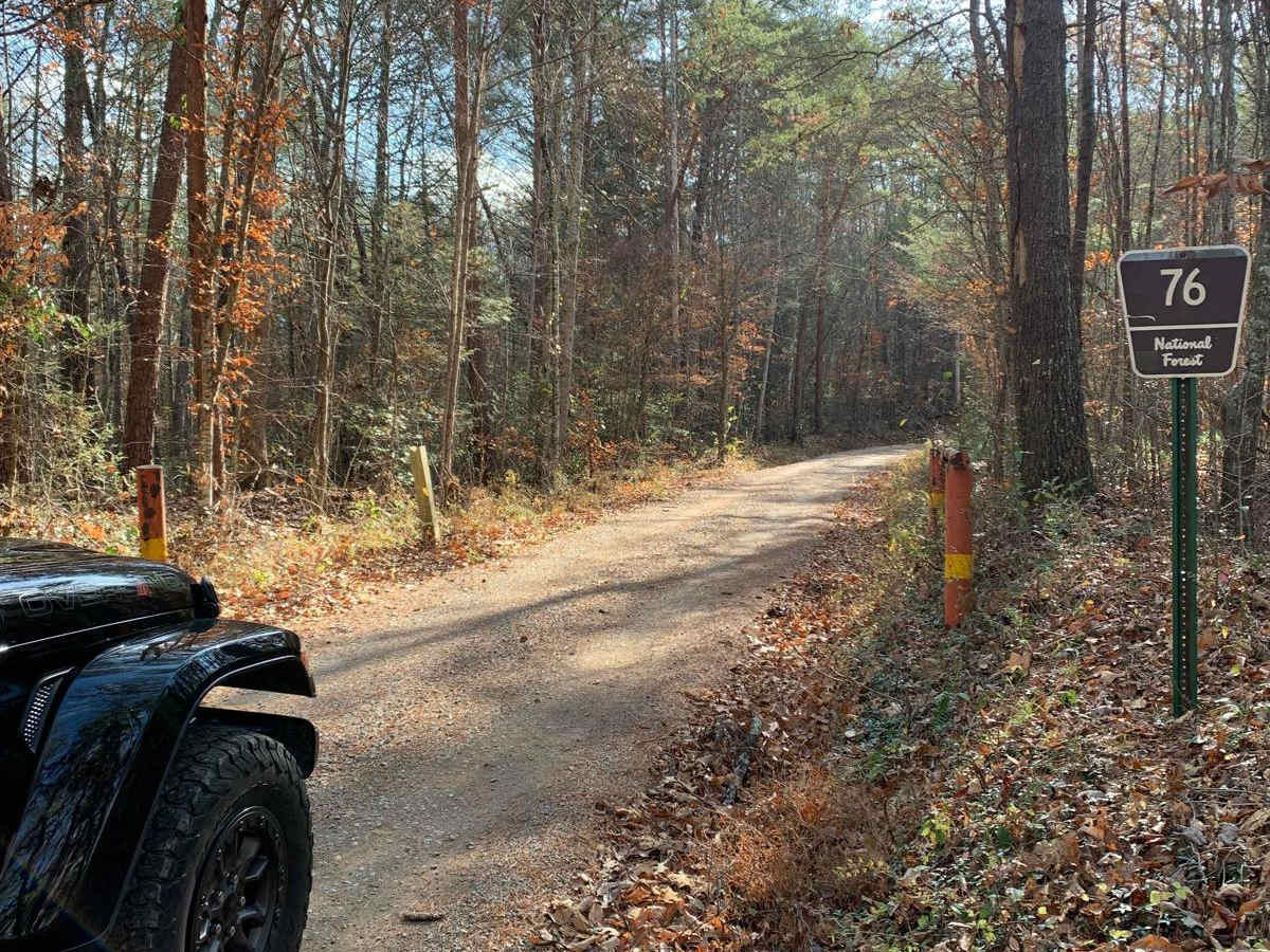 Old Furnace Road FSR 76 trail photo