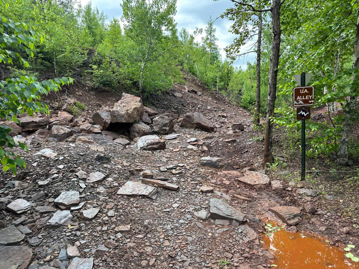 UA Alley trail photo