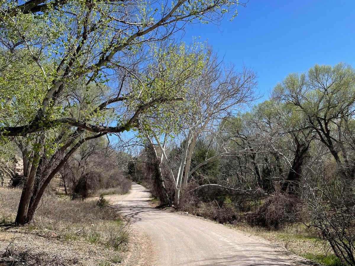 West Clear Creek Access Road and Campground trail photo