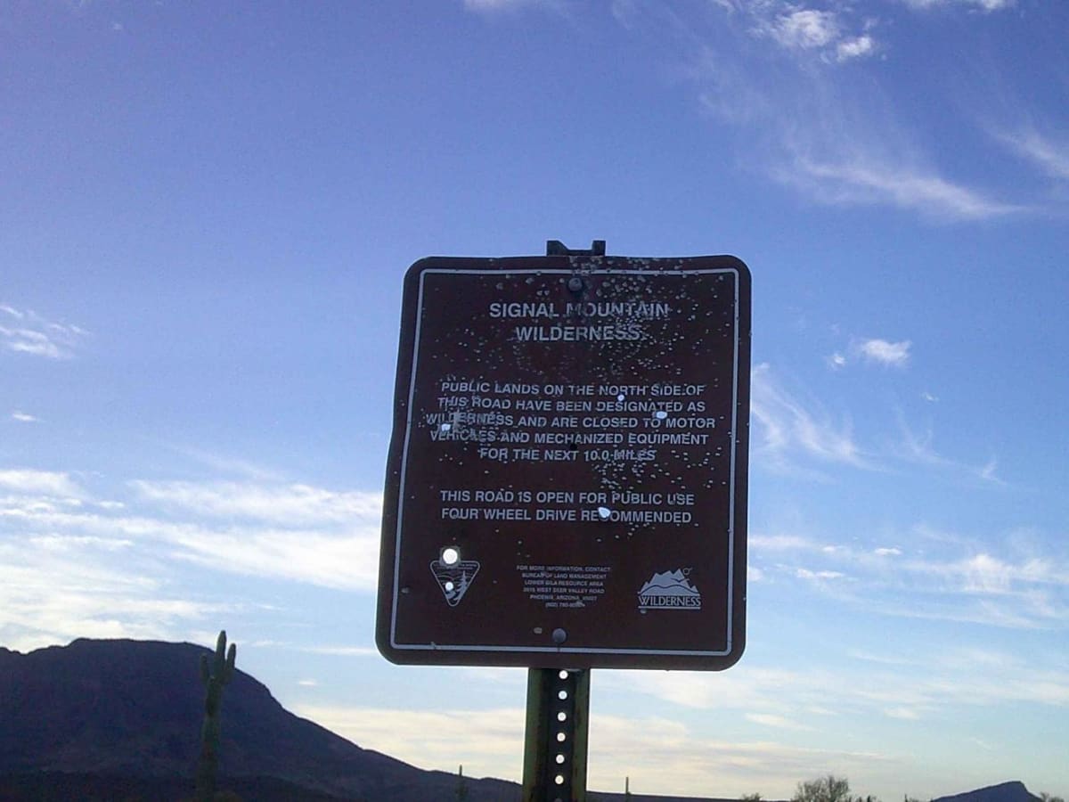 Woolsey Wash trail photo