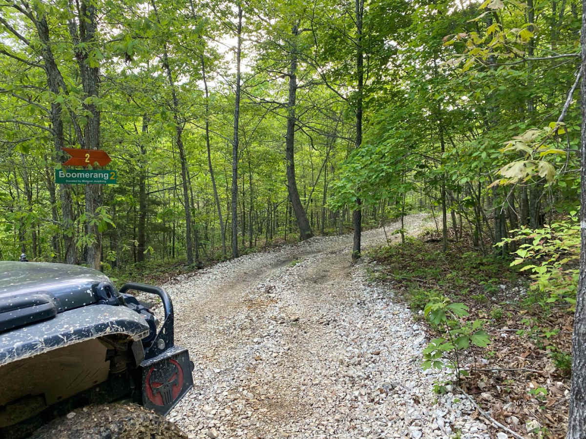 Boomerang trail photo