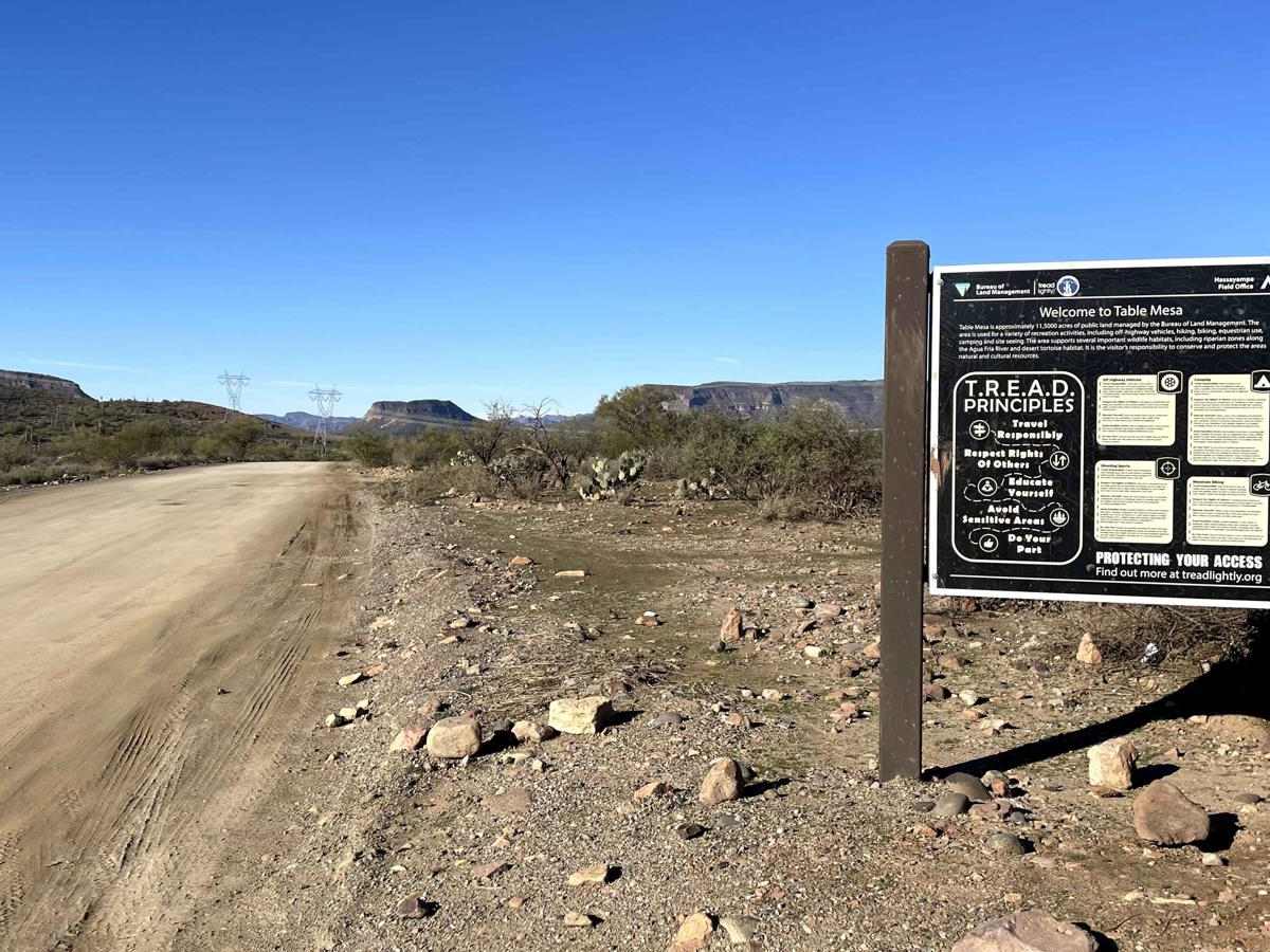 Table Mesa Road trail photo