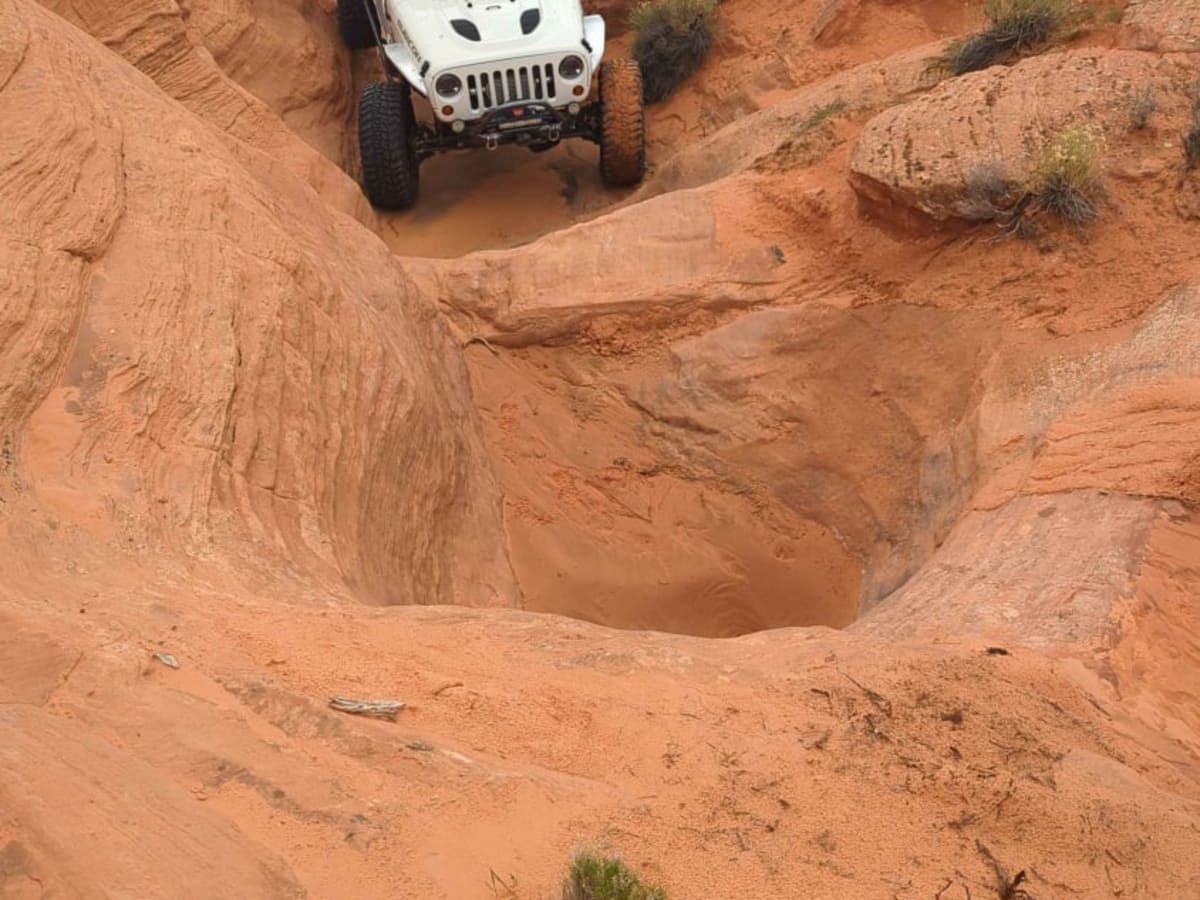 Papa Smurf trail photo