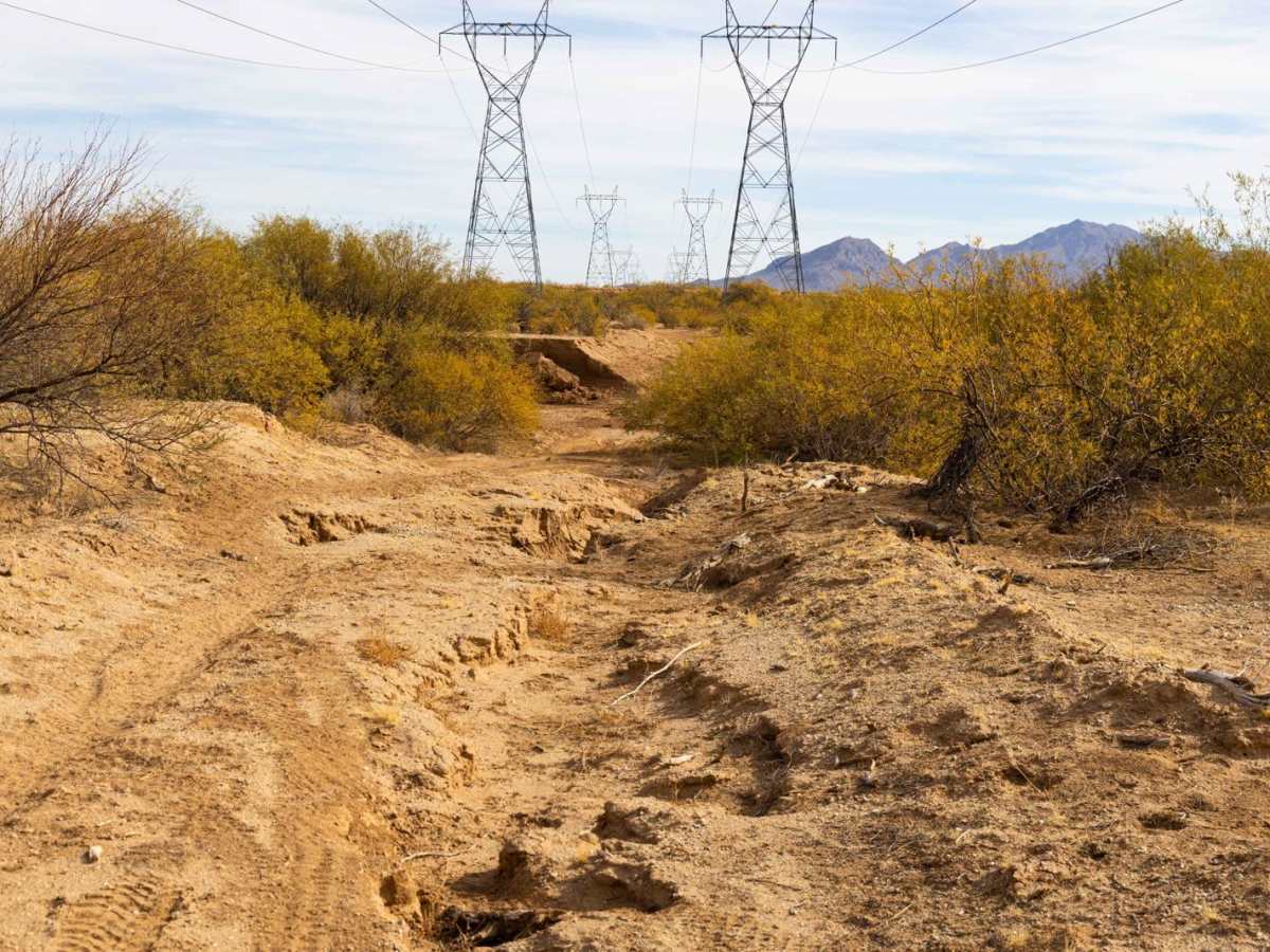 Harcuvar Transmission Line Road trail photo