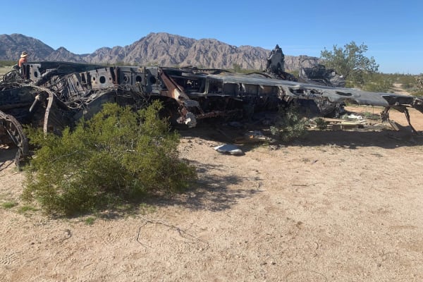 F-14 Tomcat Crash Site Spur