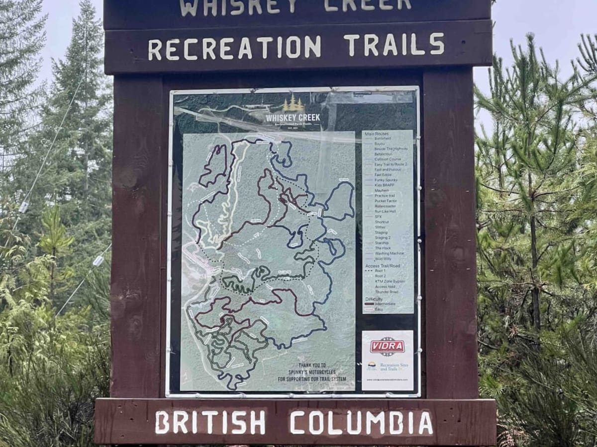 Whiskey Creek FSR trail photo