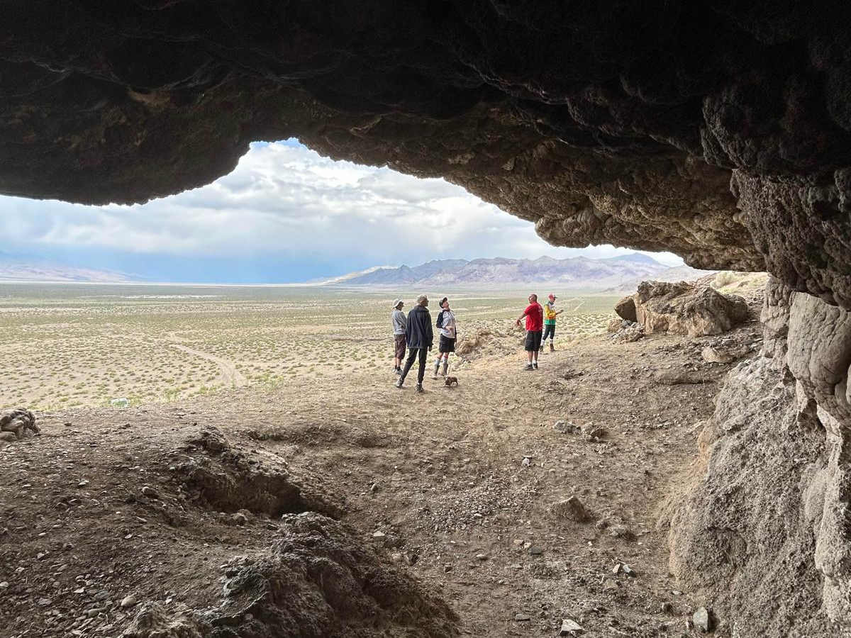Winnemucca Lake Caves South Shore trail photo