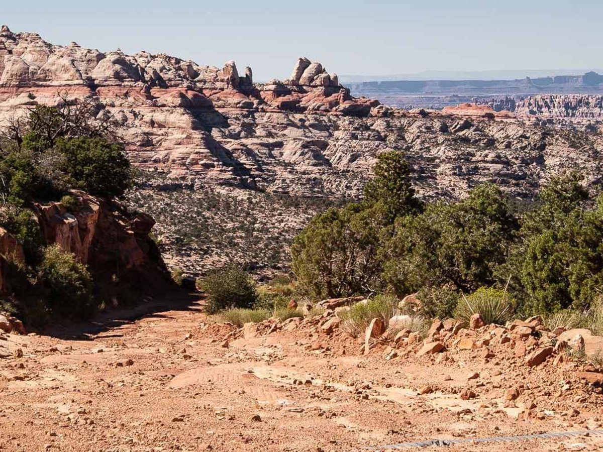 Beef Basin Road trail photo