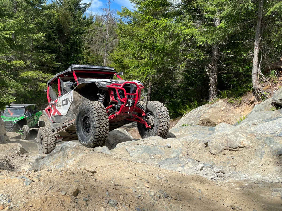 No Newbies and 4x4 Skills Area trail photo