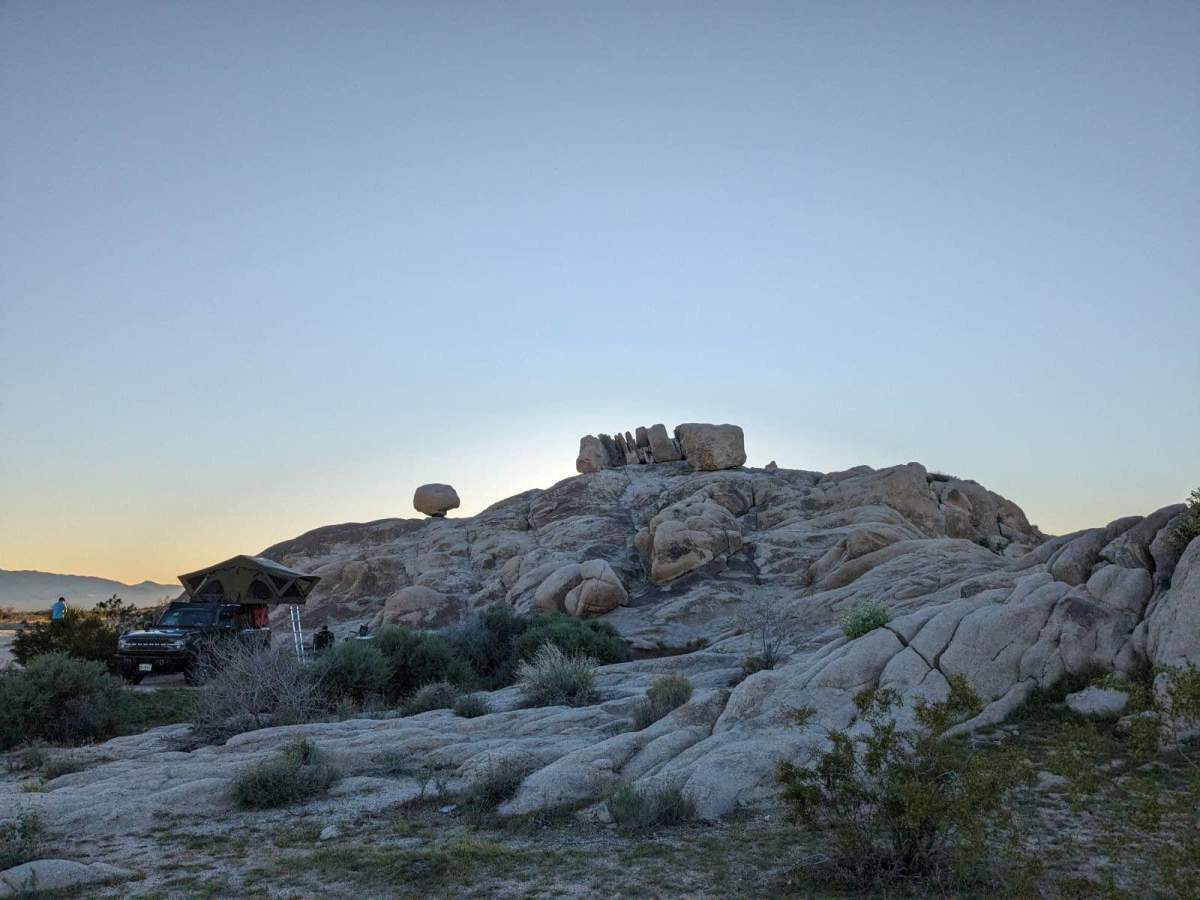 95 to Balancing Rock Camp trail photo