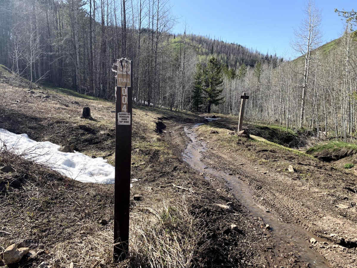 Third Fork Rock CR trail photo