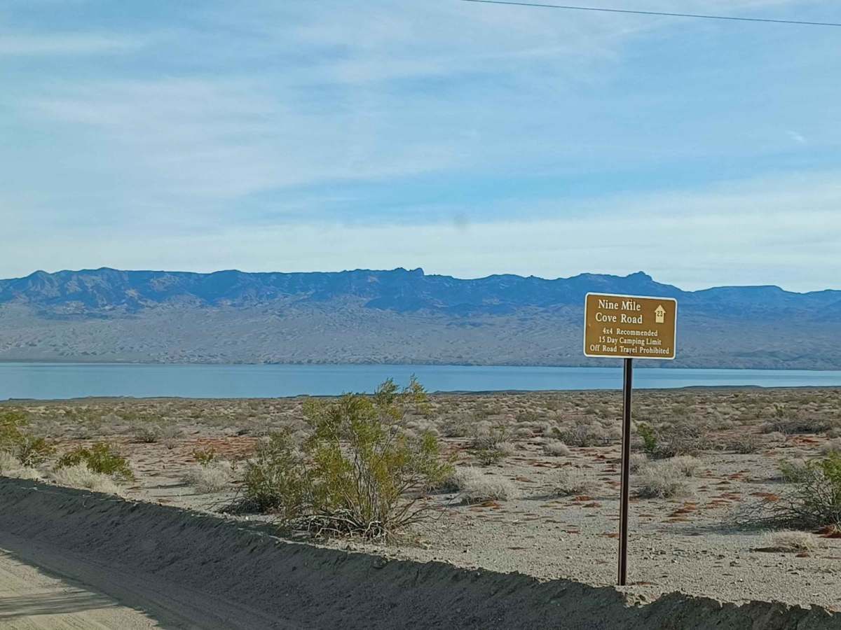Nine Mile Cove Road trail photo