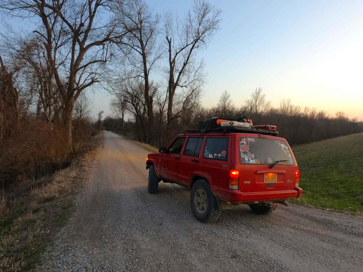 Wolf Bayou Road trail photo