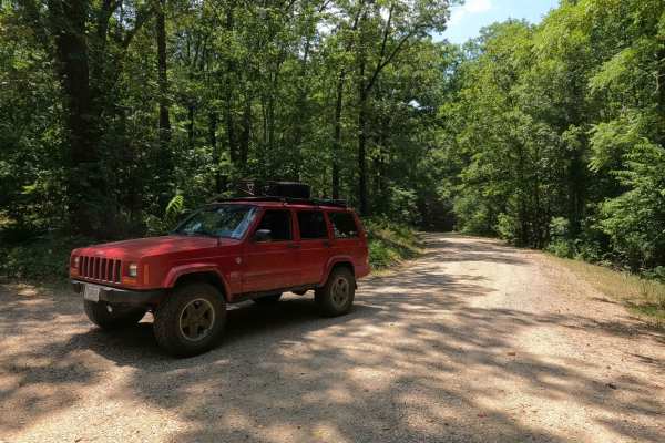 Castor River CA Camp Road