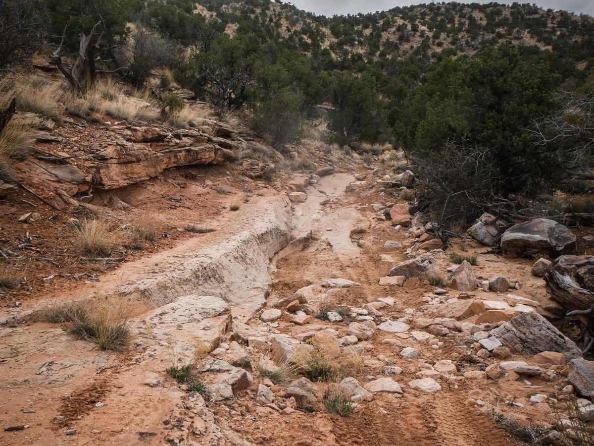 Rocky trail photo
