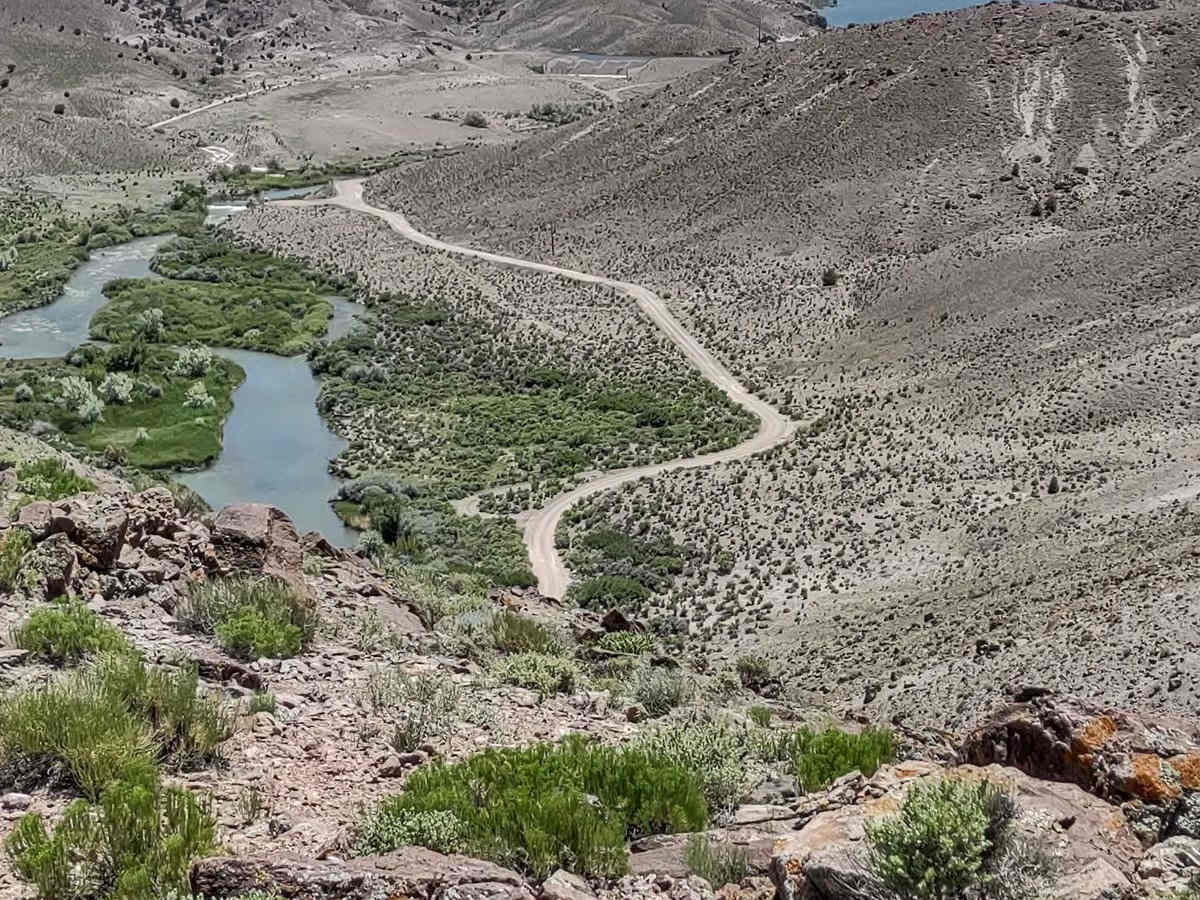 Sevier River South Overlook trail photo