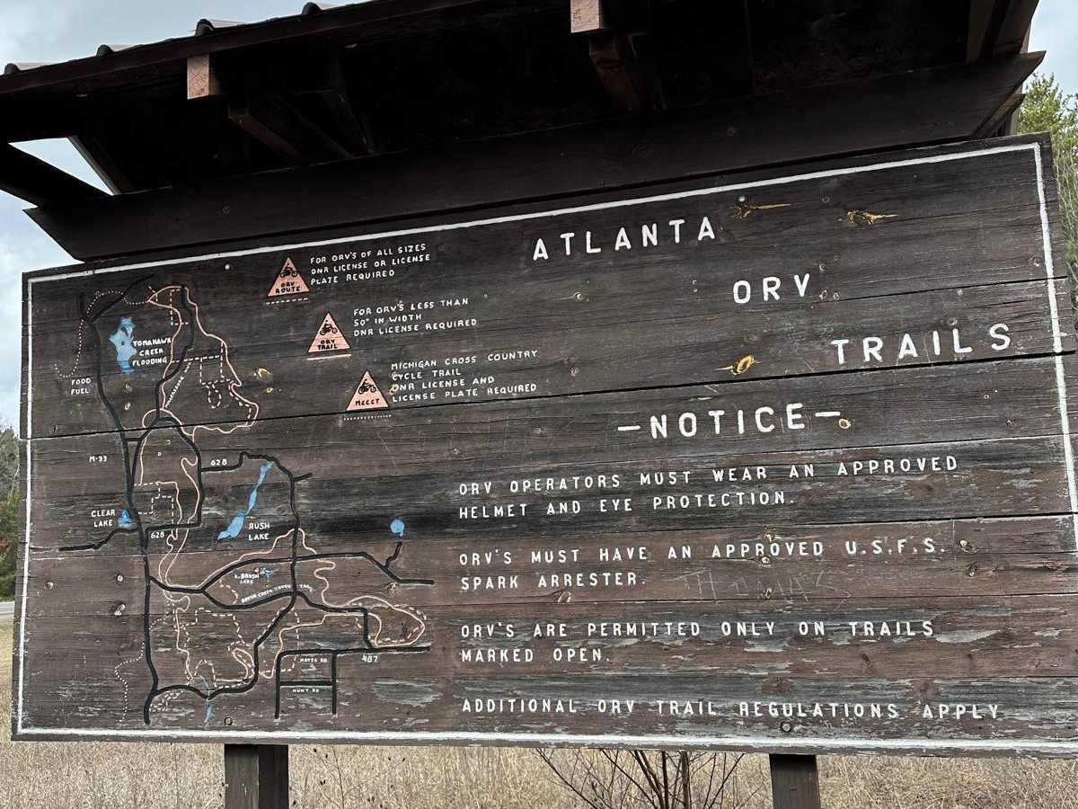 Atlanta trail head LP 4 & 9 trail photo