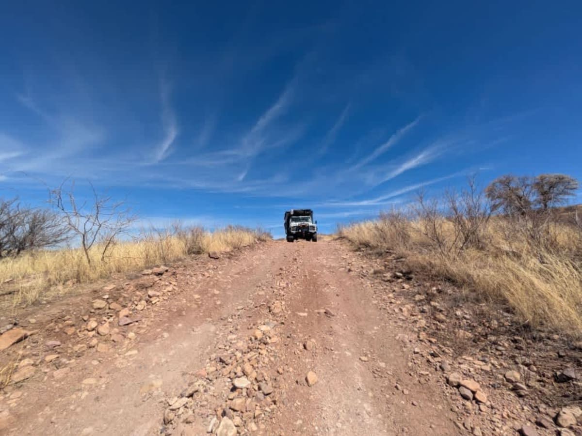 Chuparosa Road trail photo