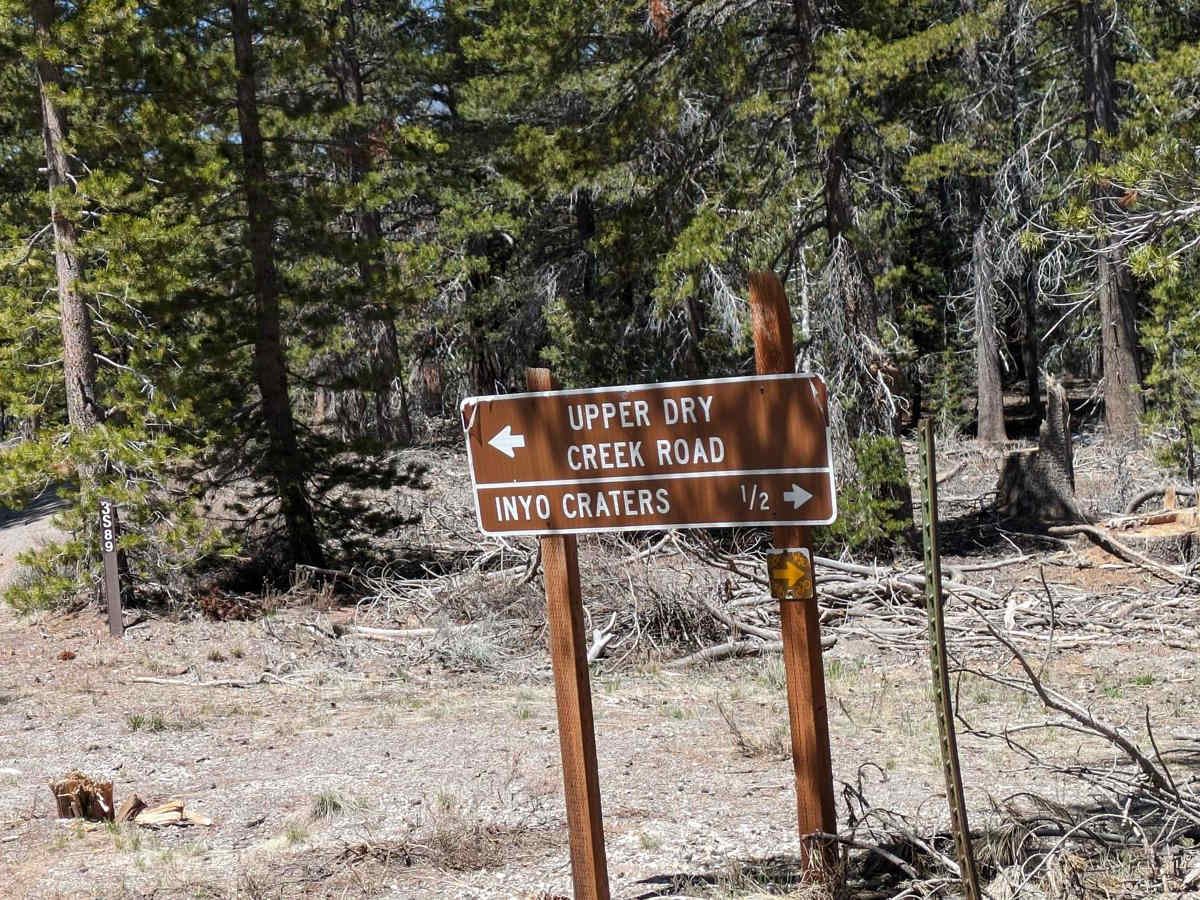 Inyo Crater Road trail photo