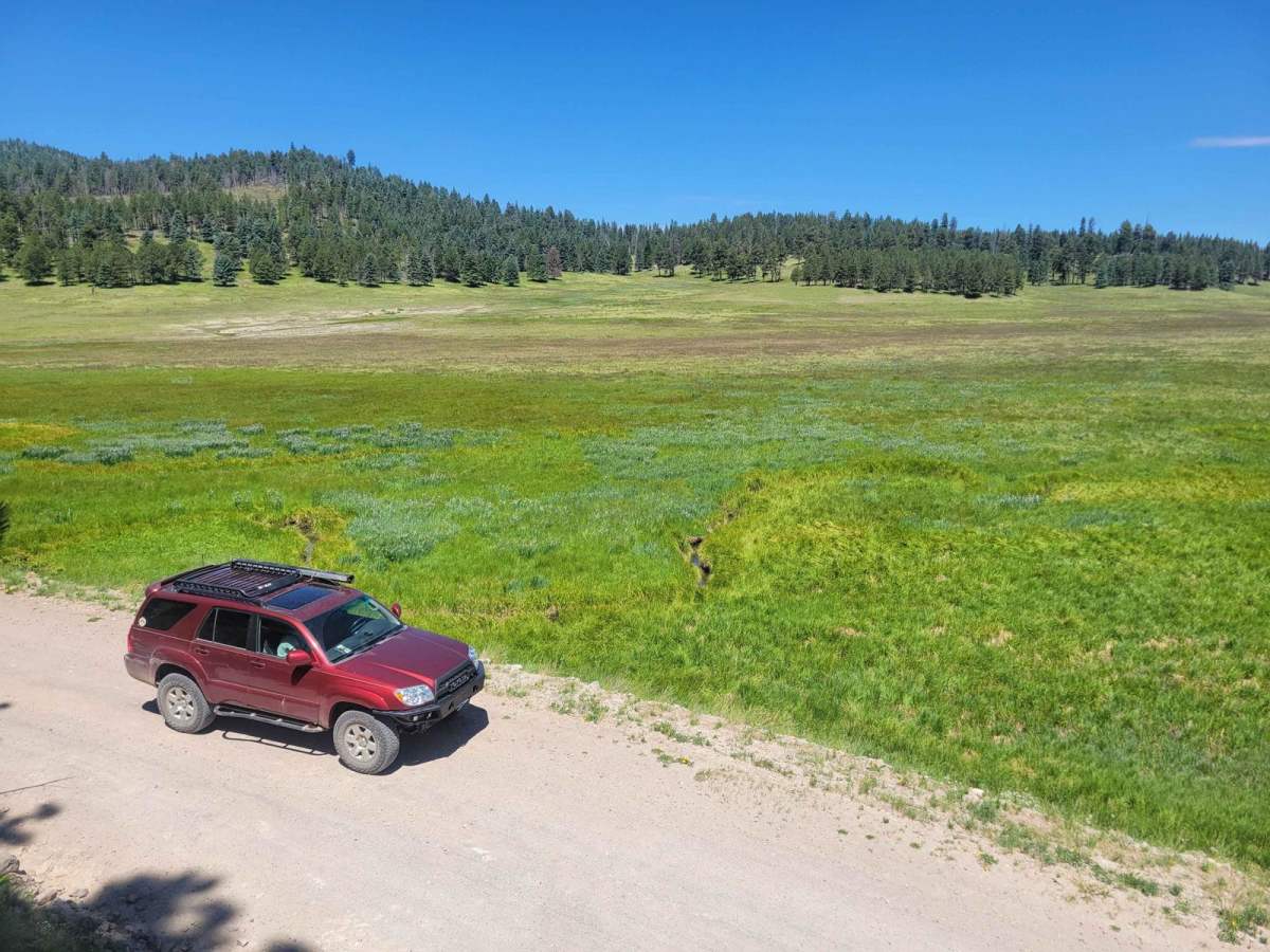 Valle Grande Edge trail photo