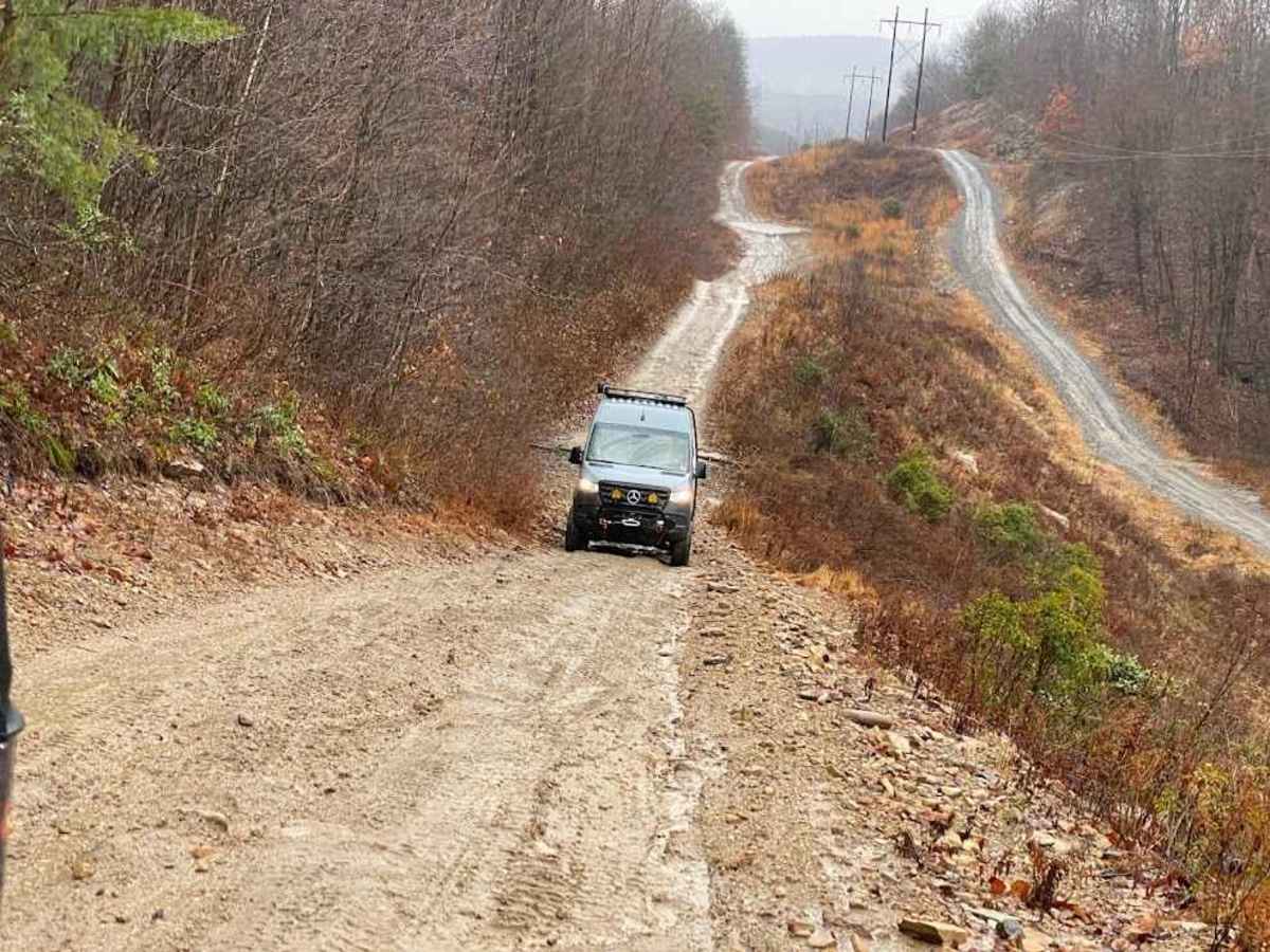 100 Start trail photo