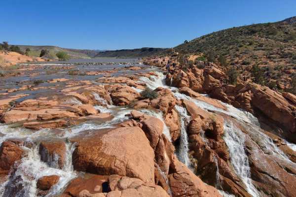 Gunlock Falls Backside