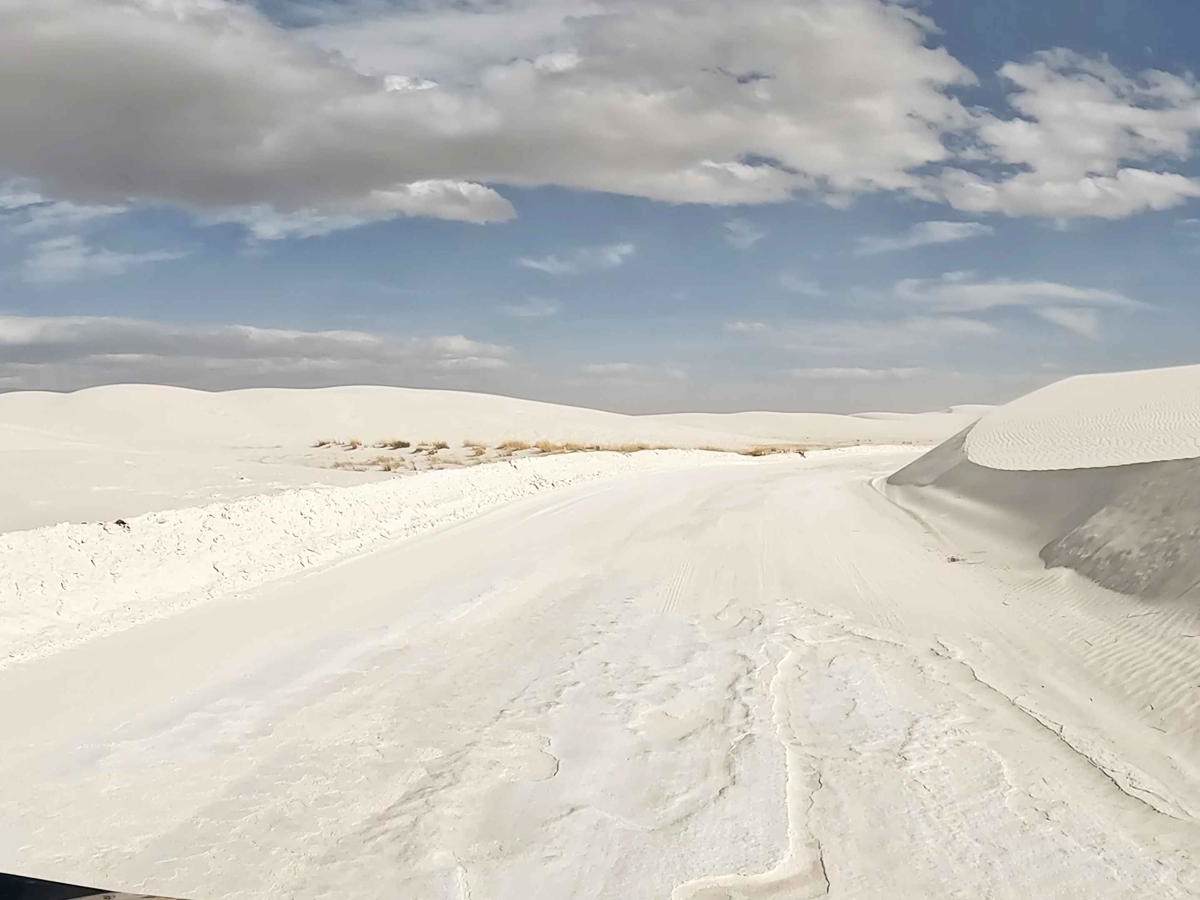 Dunes Drive, White Sands NP trail photo