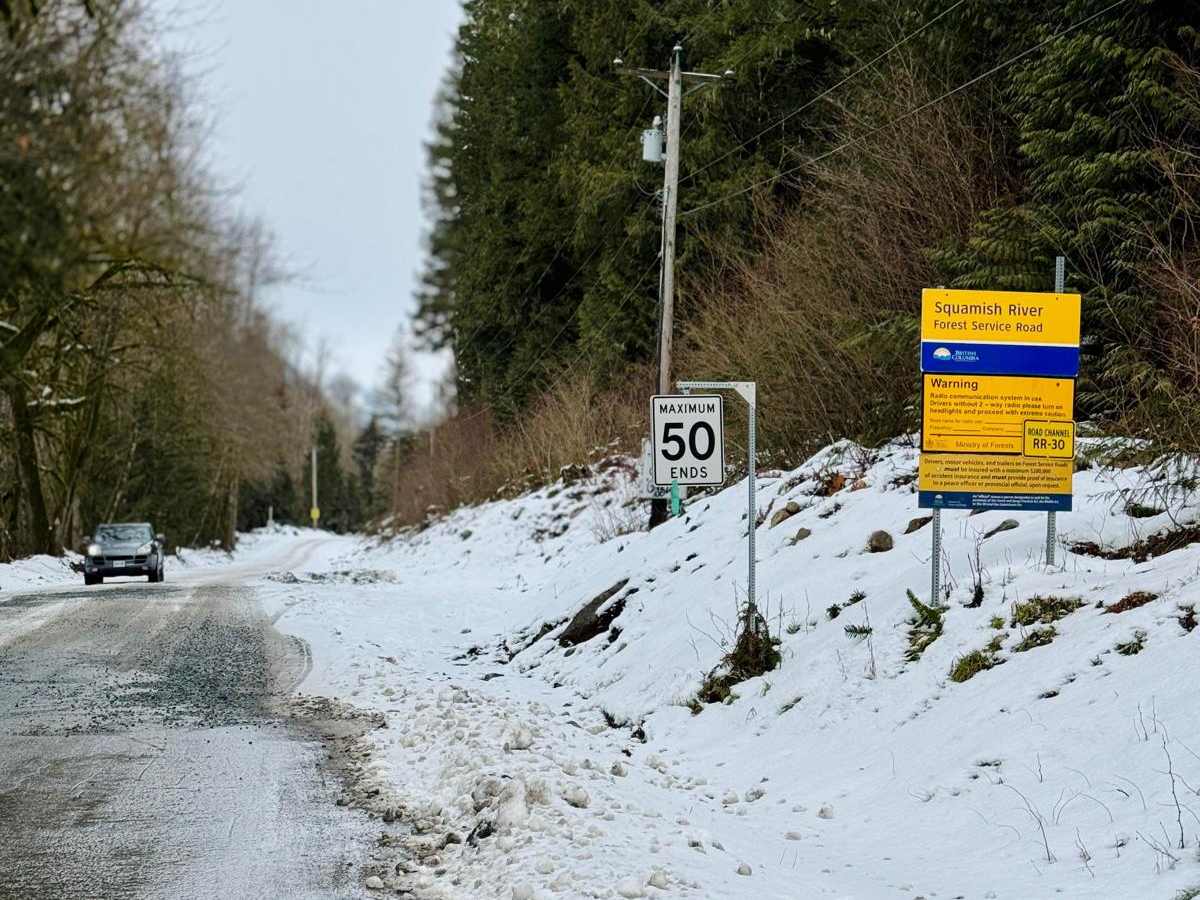 Squamish River FSR trail photo