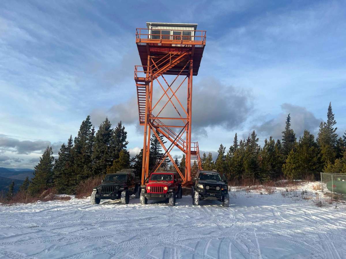 Puggins Mountain Fire Lookout Tower trail photo